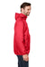 Team 365 TT77 Mens Zone Protect Hooded Packable Anorak Jacket Red Side
