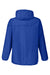Team 365 TT77 Mens Zone Protect Hooded Packable Anorak Jacket Royal Blue Flat Back