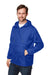 Team 365 TT77 Mens Zone Protect Hooded Packable Anorak Jacket Royal Blue 3Q