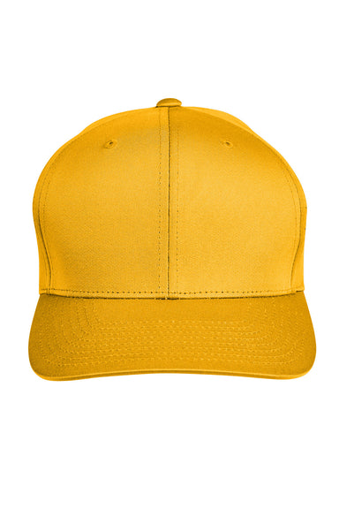 Team 365 TT801 Mens Zone Performance Moisture Wicking Hat Athletic Gold Front