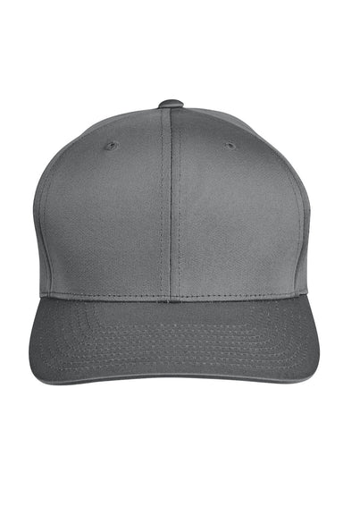 Team 365 TT801 Mens Zone Performance Moisture Wicking Hat Graphite Grey Front