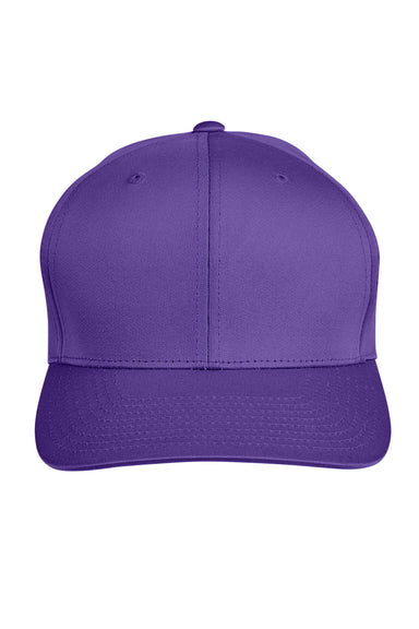 Team 365 TT801 Mens Zone Performance Moisture Wicking Hat Purple Front