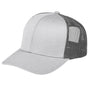 Team 365 Mens Zone Sonic Moisture Wicking Snapback Hat - Heather Grey/Graphite Grey