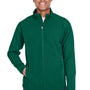 Team 365 Mens Leader Windproof & Waterproof Full Zip Jacket - Forest Green