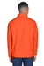 Team 365 TT80 Mens Leader Waterproof Full Zip Jacket Orange Back
