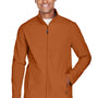 Team 365 Mens Leader Windproof & Waterproof Full Zip Jacket - Burnt Orange