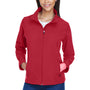 Team 365 Womens Leader Windproof & Waterproof Full Zip Jacket - Scarlet Red