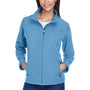 Team 365 Womens Leader Windproof & Waterproof Full Zip Jacket - Light Blue