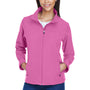 Team 365 Womens Leader Windproof & Waterproof Full Zip Jacket - Charity Pink