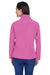 Team 365 TT80W Womens Leader Waterproof Full Zip Jacket Charity Pink Back