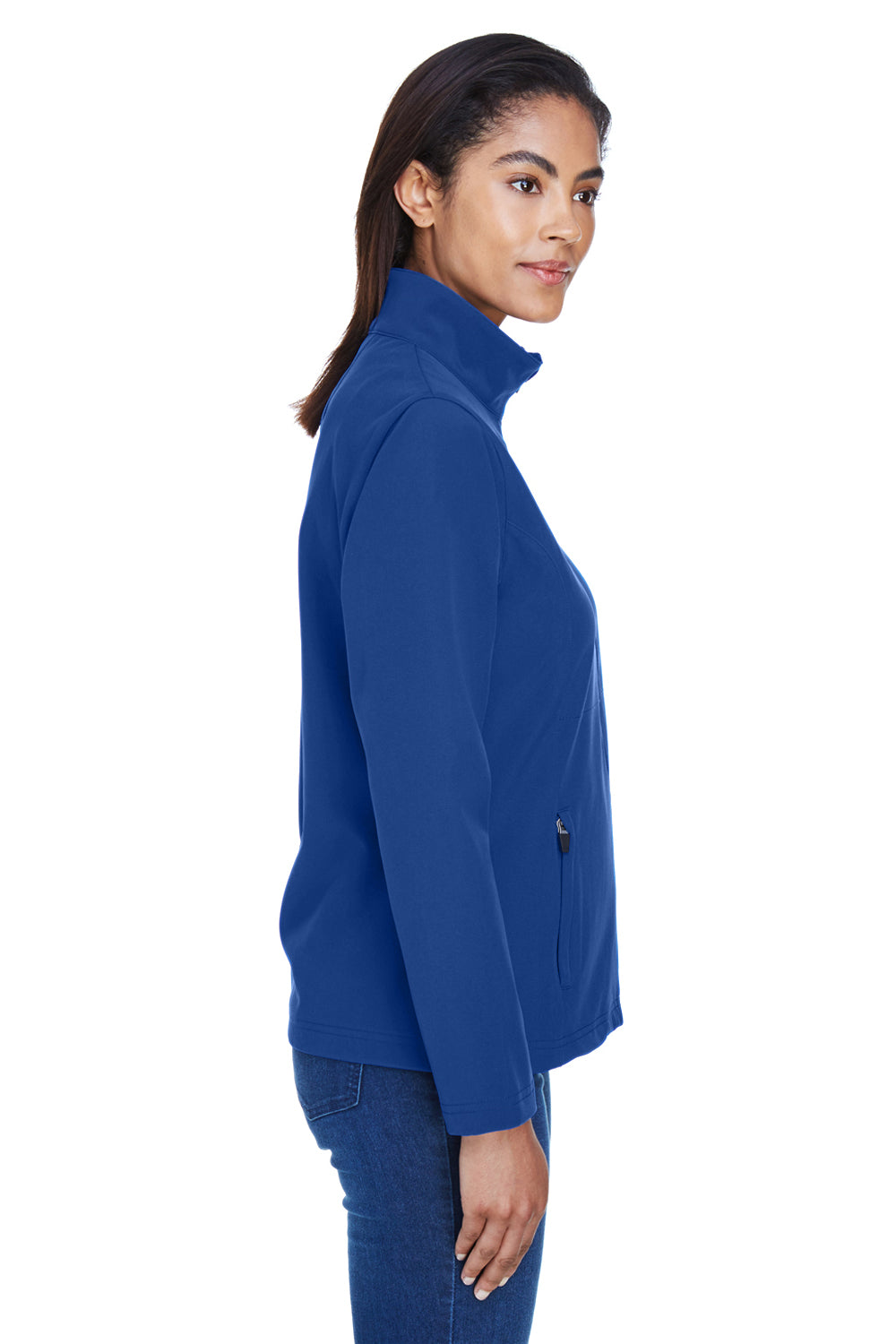 Team 365 TT80W Womens Leader Waterproof Full Zip Jacket Royal Blue Side