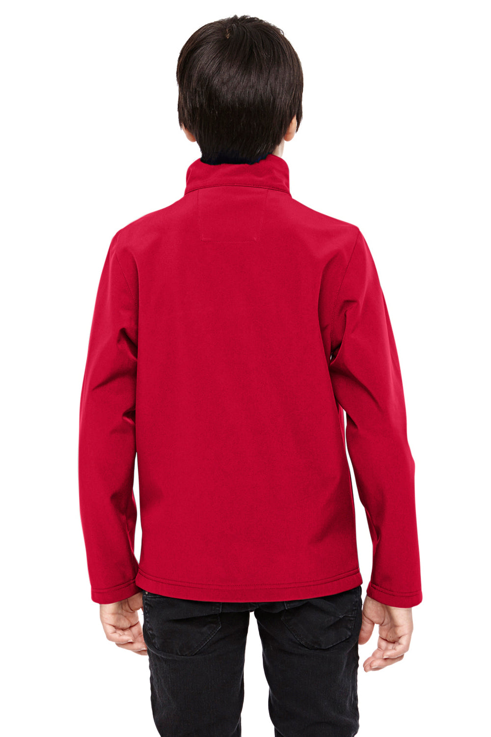 Team 365 TT80Y Youth Leader Waterproof Full Zip Jacket Red Back