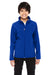 Team 365 TT80Y Youth Leader Waterproof Full Zip Jacket Royal Blue Front