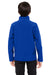 Team 365 TT80Y Youth Leader Waterproof Full Zip Jacket Royal Blue Back