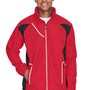 Team 365 Mens Dominator Waterproof Full Zip Hooded Jacket - Red