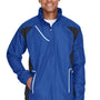 Team 365 Mens Dominator Waterproof Full Zip Hooded Jacket - Royal Blue