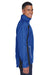 Team 365 TT86 Mens Dominator Waterproof Full Zip Hooded Jacket Royal Blue Side