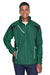 Team 365 TT86 Mens Dominator Waterproof Full Zip Hooded Jacket Forest Green Front