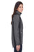Team 365 TT86W Womens Dominator Waterproof Full Zip Hooded Jacket Graphite Grey Side