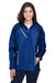 Team 365 TT86W Womens Dominator Waterproof Full Zip Hooded Jacket Royal Blue Front