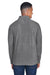 Team 365 TT90 Mens Campus Full Zip Microfleece Jacket Graphite Grey Back