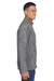 Team 365 TT90 Mens Campus Full Zip Microfleece Jacket Graphite Grey Side