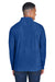 Team 365 TT90 Mens Campus Full Zip Microfleece Jacket Royal Blue Back