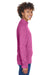 Team 365 TT90W Womens Campus Full Zip Microfleece Jacket Charity Pink Side