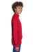 Team 365 TT90W Womens Campus Full Zip Microfleece Jacket Red Side