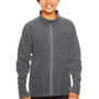 Team 365 Youth Campus Pill Resistant Microfleece Full Zip Jacket - Graphite Grey