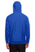 Team 365 TT95 Mens Zone HydroSport Fleece Water Resistant Full Zip Hooded Sweatshirt Hoodie Royal Blue Back
