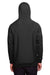 Team 365 TT96 Mens Zone HydroSport Fleece Water Resistant Hooded Sweatshirt Hoodie Black Back