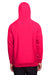 Team 365 TT96 Mens Zone HydroSport Fleece Water Resistant Hooded Sweatshirt Hoodie Red Back