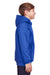 Team 365 TT96Y Youth Zone HydroSport Fleece Water Resistant Hooded Sweatshirt Hoodie Royal Blue Side