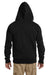 Dickies TW382 Mens Fleece Full Zip Hooded Sweatshirt Hoodie Black Back