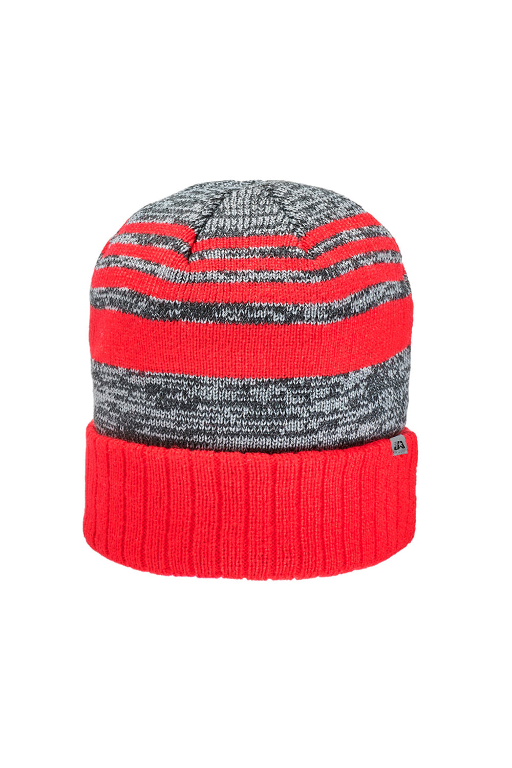 J America TW5000 Mens Echo Knit Beanie Red Front