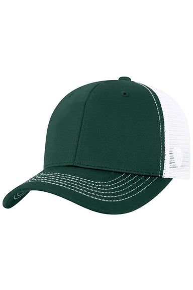 J America TW5505 Mens Ranger Hat Forest Green/White Front
