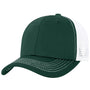 J America Mens Ranger Snapback Hat - Forest Green/White