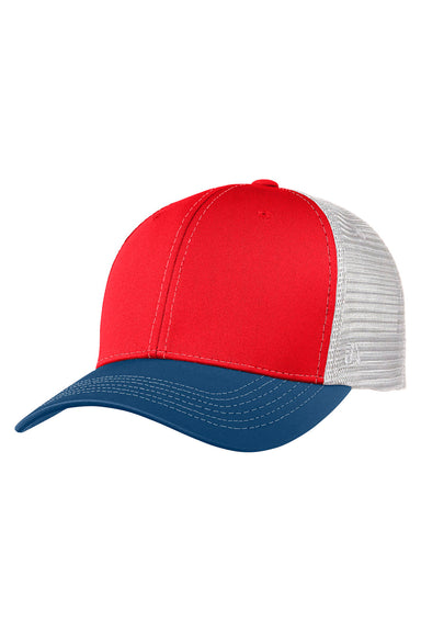J America TW5505 Mens Ranger Hat Red/White/Navy Blue Front