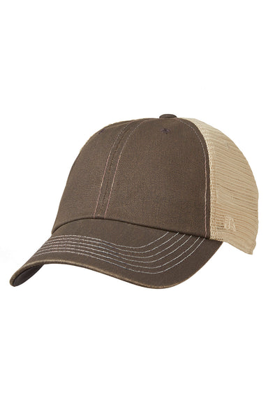 J America TW5506 Mens Offroad Hat Charcoal/Natural Front