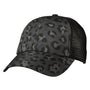 J America Mens Offroad Snapback Hat - Black Leopard