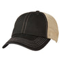 J America Mens Offroad Snapback Hat - Black/Natural