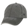 J America Mens Park Adjustable Hat - Black