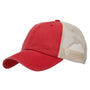 J America Mens Riptide Trucker Snapback Hat - Red