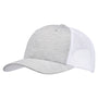 J America Mens Cutter Jersey Snapback Trucker Hat - White