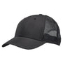 J America Mens Flight Lasercut Mesh Snapback Trucker Hat - Black - NEW