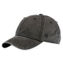 J America Mens Ripper Ripstop Adjustable Hat - Black