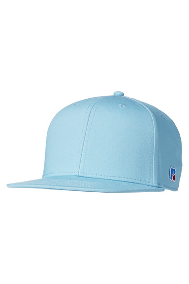 Russell Athletic UB86UHS Mens R Snapback Hat Blue Front