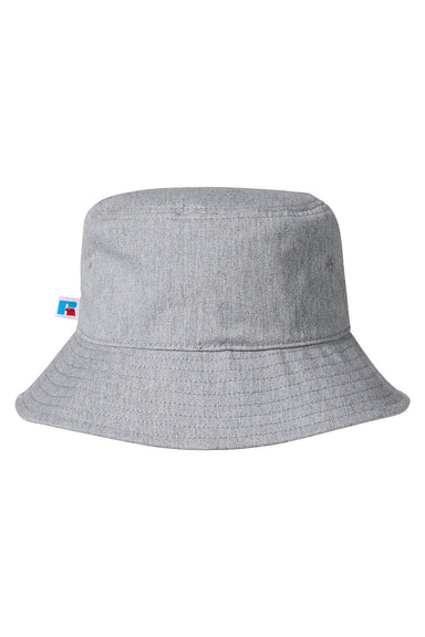 Russell Athletic UB88UHU Mens Core Bucket Hat Heather Grey Front