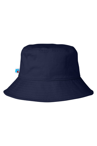 Russell Athletic UB88UHU Mens Core Bucket Hat Navy Blue Front